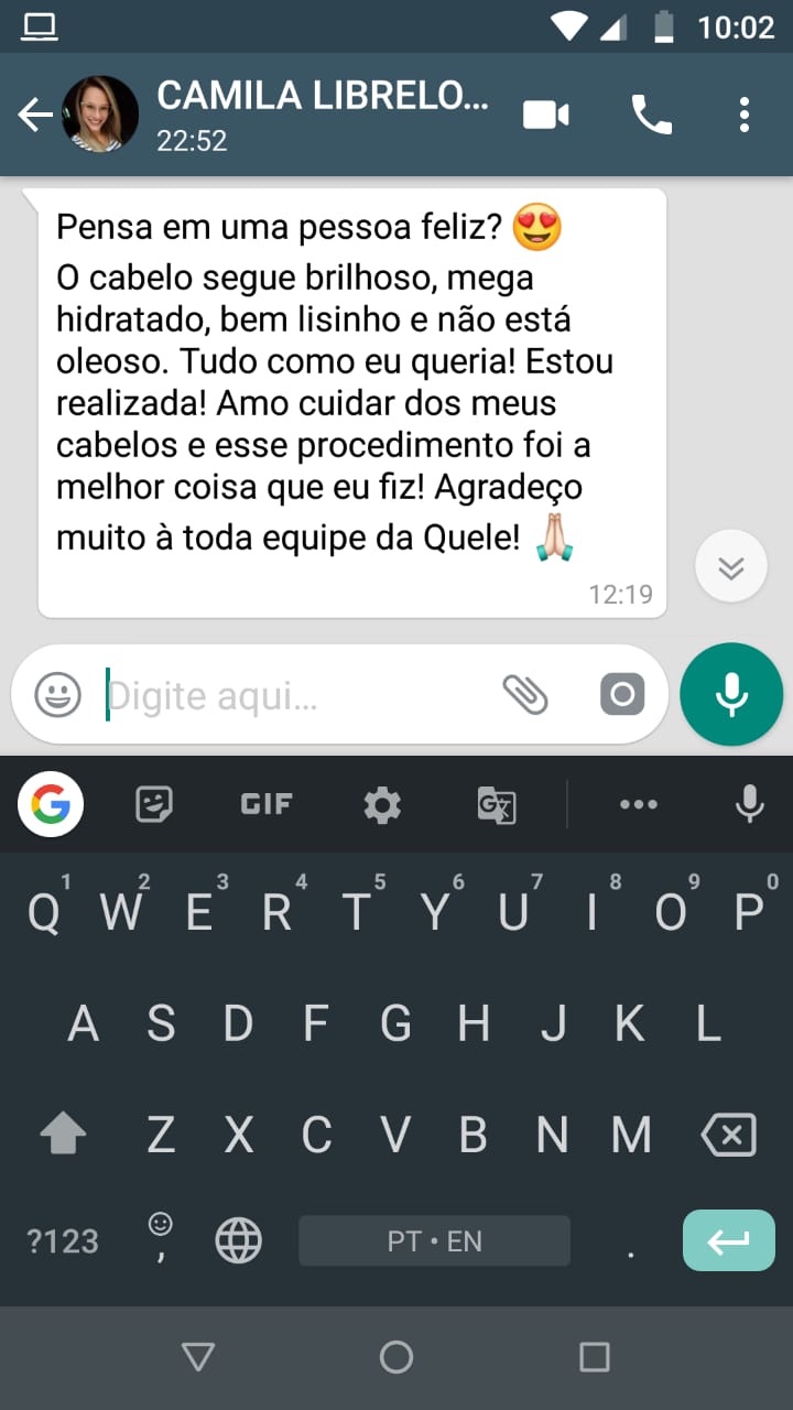 Depoimento Camila Libreloto